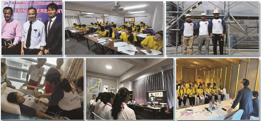 Za Global students in class